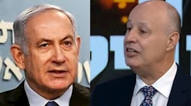 צחי הנגבי בנימין נתניהו, צילום: רשתות חברתיות וקשת